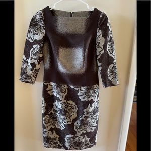 Carolina Herrera, NY brown dress